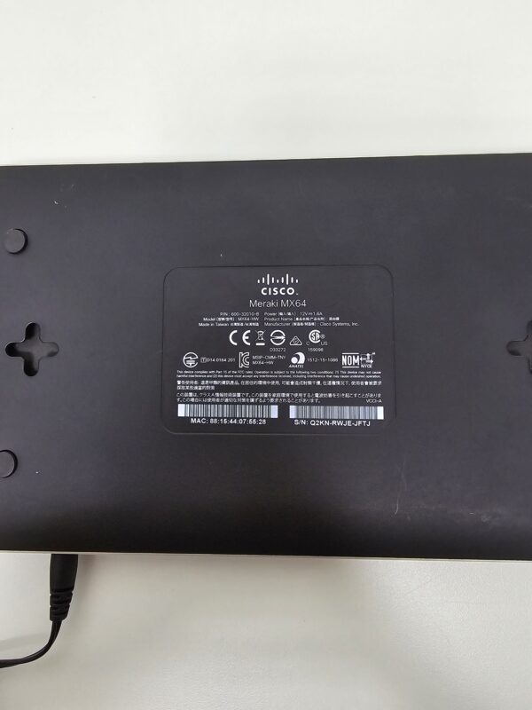 Cisco Meraki MX64-HW Cloud Managed Firewall Unclaimed - Image 4
