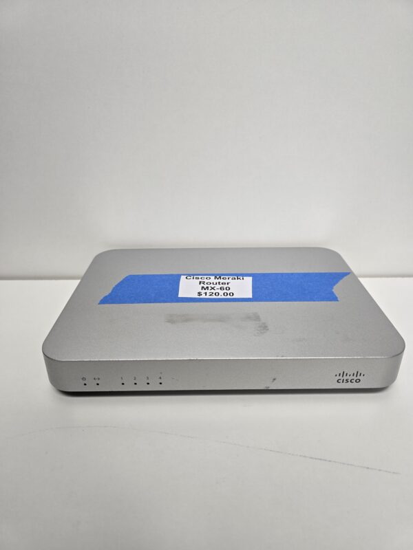 MX60-HW - Cisco Meraki MX60 4-Ports 1000BASE-T Ethernet Cloud Managed Multi-Service Router