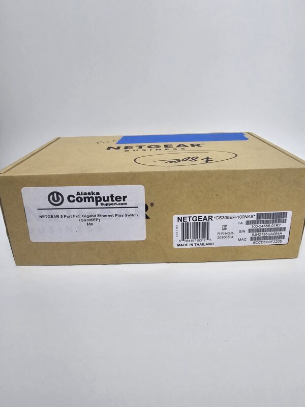 Netgear GS305EP 5-Port Gigabit PoE+ Compliant Managed Switch - Image 4