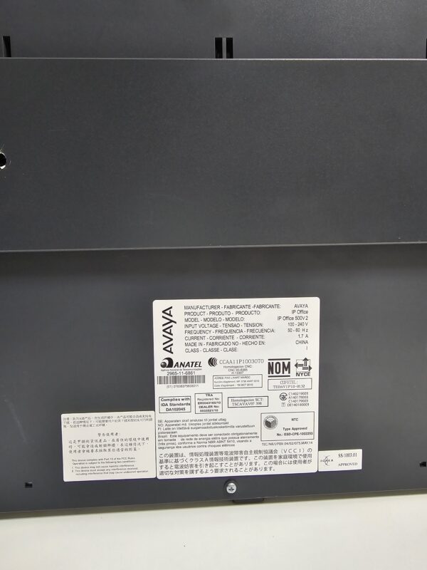 AVAYA IP500 V2 CONTROL UNIT 700476005 - Image 4