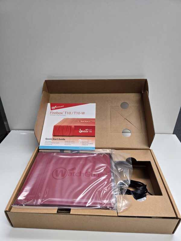 WATCHGUARD FIREBOX T10-W (DS3AE3) FIREWALL SECURITY APPLIANCE W/AC ADAPTER