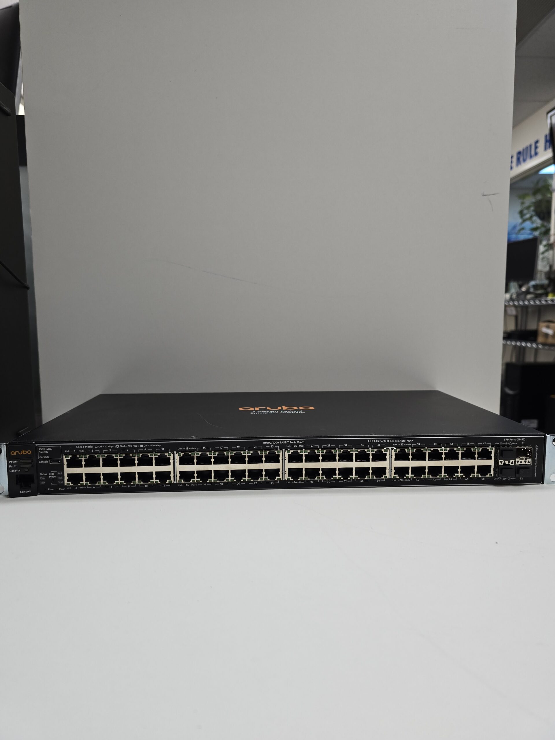 HP 2530-48G スイッチ 48ポート ネットワークスイッチ　J9775A HPE J9775A Aruba 2530-48G Managed Switch 48 Ethernet Ports F/s