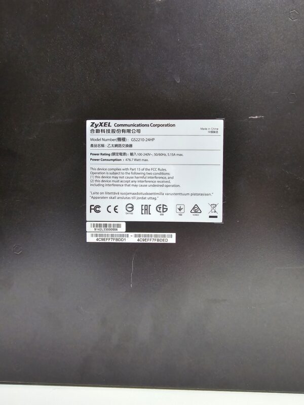 Zyxel 24-Port GbE L2 Switch GS2210-24 - Image 2