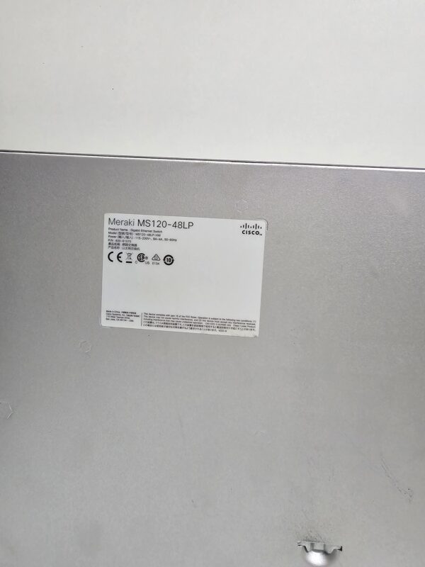 Meraki MS120-48LP Ethernet Switch MS120-48LP-HW - Image 3